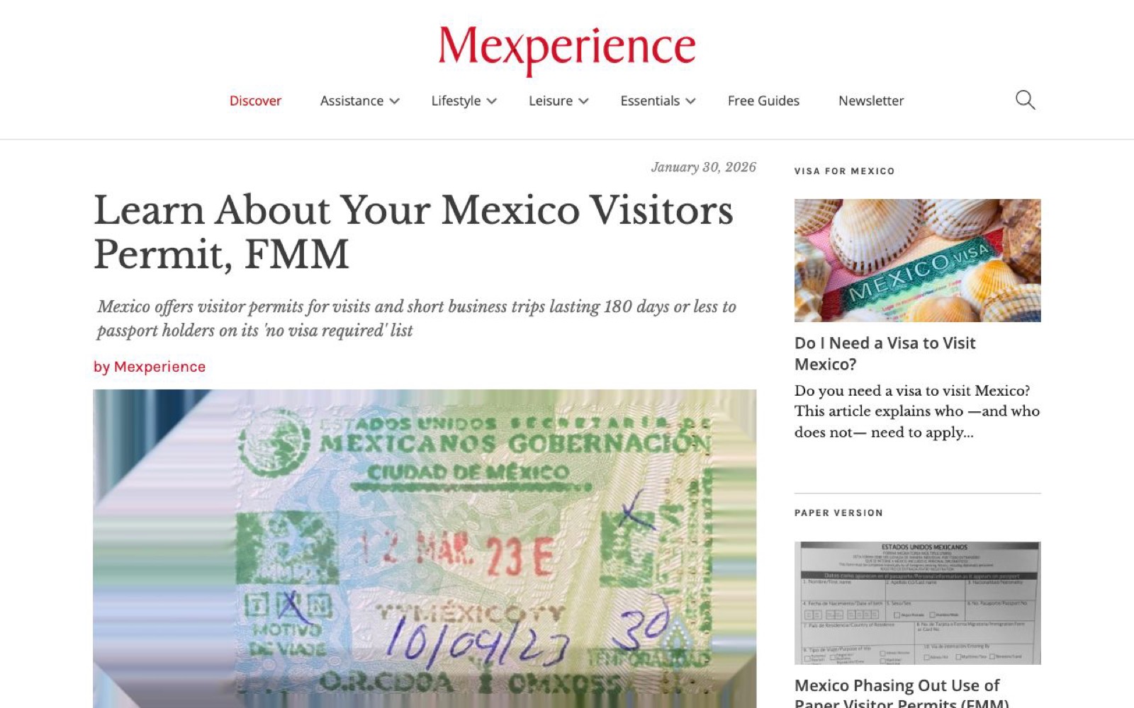 Guía completa sobre la FMM en México: ¿se puede extender?