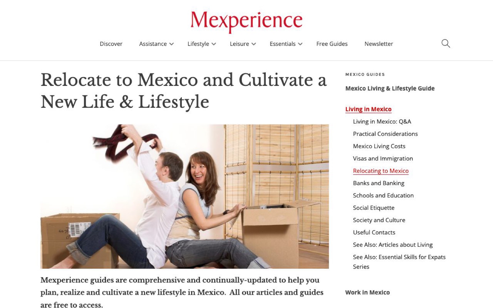 Guía práctica en México: Moving