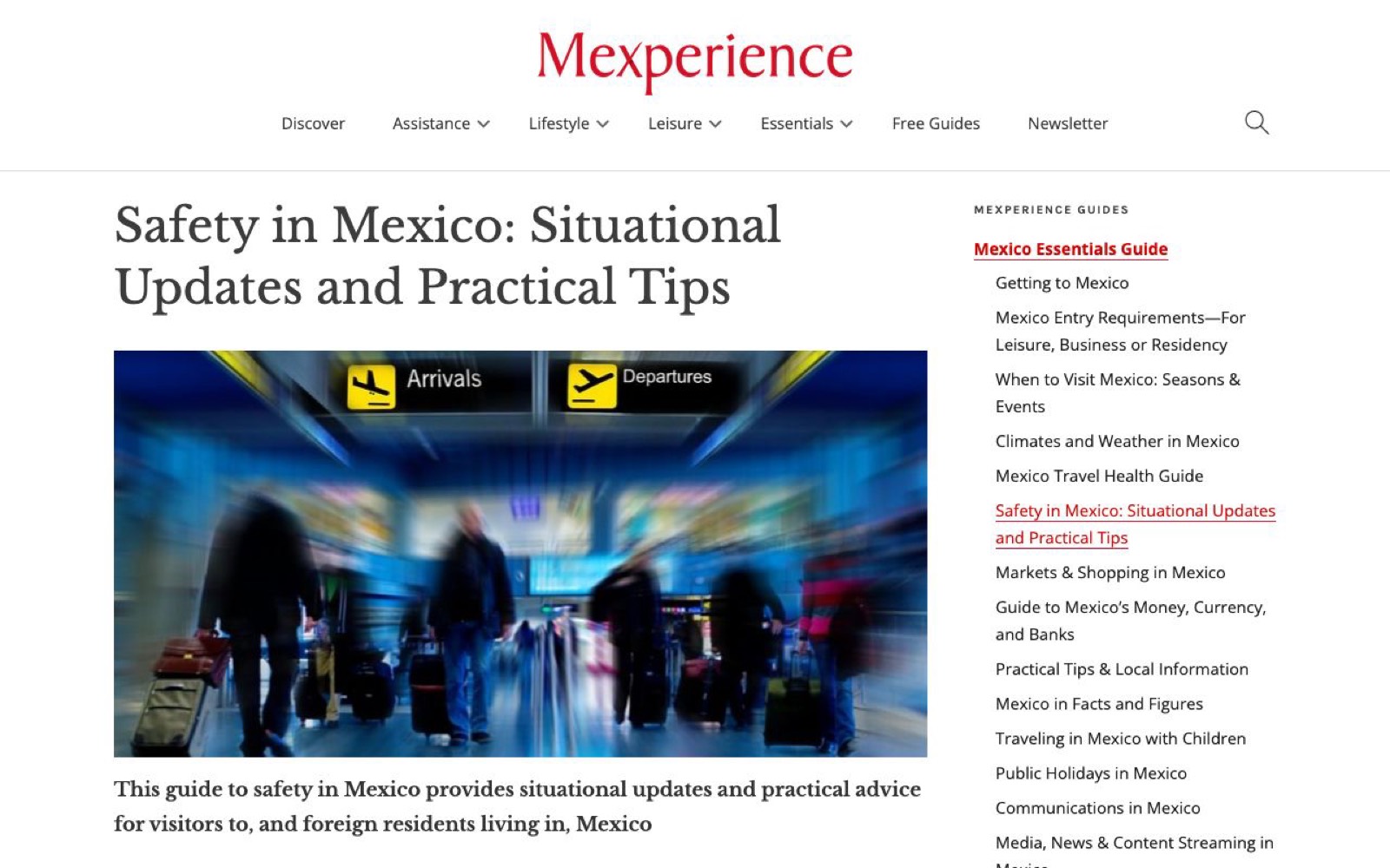 Guía práctica en México: Safety