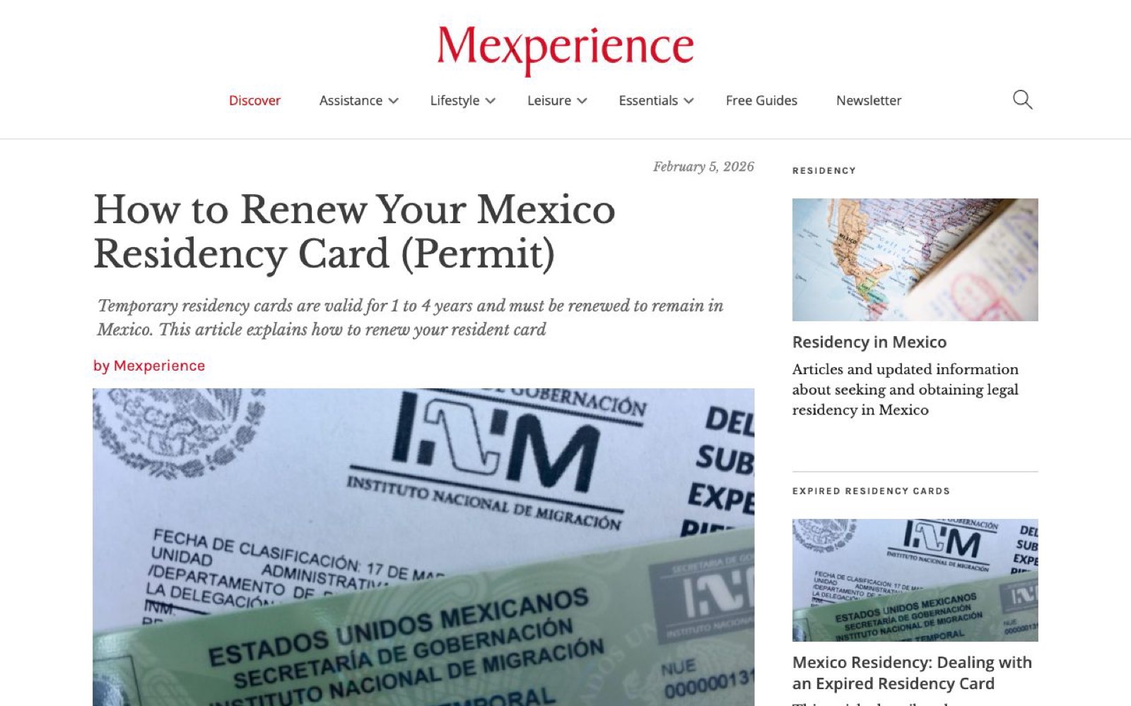 Guía completa para la renovación de visa en México